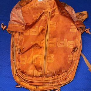 Orange supreme backpack